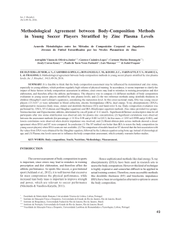 Methodological Agreement between Body-Composition
