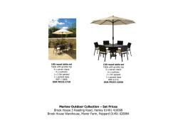 Marlow Outdoor Collection &ndash; Set Prices Brook House 5 Reading