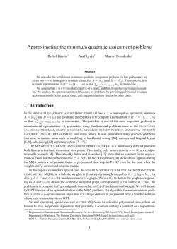 Approximating the minimum quadratic assignment problems