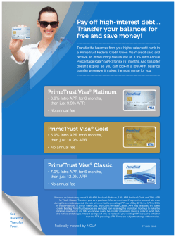 Pay off high-interest debt... Transfer your balances for free and save