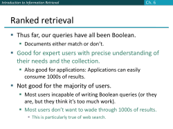 Introduction to Information Retrieval