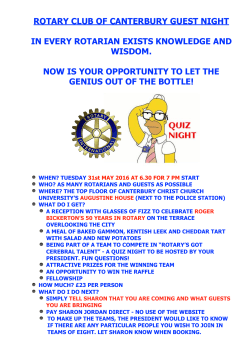 rotary club of canterbury guest night in every rotarian exists
