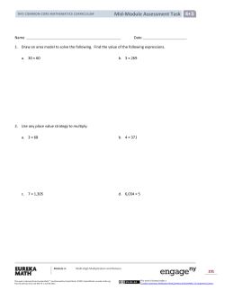 Mid-Module Assessment