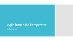 Agile from a BA Perspective