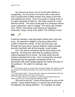 Luke 17:7-10 As most of you know, one of my favorite hobbies is