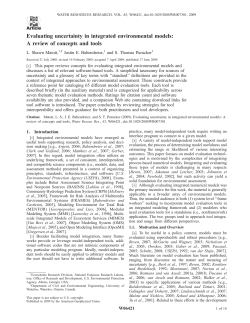 Evaluating uncertainty in integrated environmental models: A review