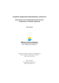 STUDENTS` NARRATIVES FROM GRAPHICAL