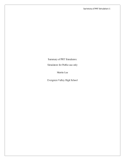2014-08-13.Lee.Summary of PRT Simulators_Simulators for Public
