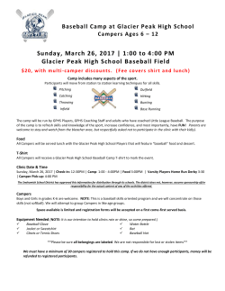 Sunday March 26, 2017 - South Snohomish Little League