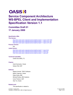 3 SCA Extensions to WS-BPEL - Name