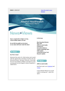 E-News Issue 1, June 2017