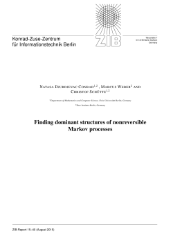 Finding dominant structures of nonreversible Markov processes