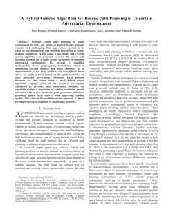 A Hybrid Genetic Algorithm for Rescue Path Planning in Uncertain