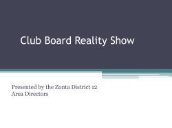 Club Board Reality Show