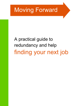 Moving Forward finding your next job