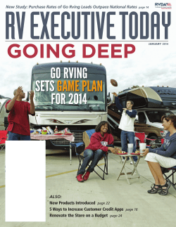 go rving sets game plan for 2014
