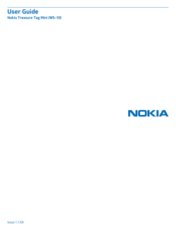 Nokia Treasure Tag Mini (WS