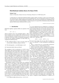 Distributional solution theory for linear DAEs
