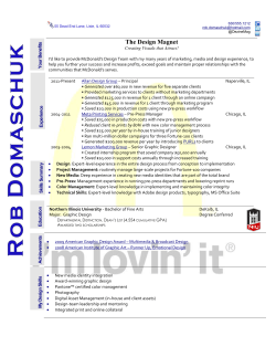 Rachel Simner`s Resume
