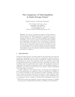 The Complexity of Nash Equilibria in Limit