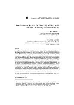 Two-settlement Systems for Electricity Markets under Network