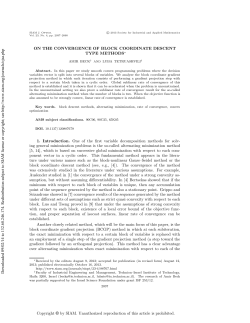 On the Convergence of Block Coordinate Descent Type Methods