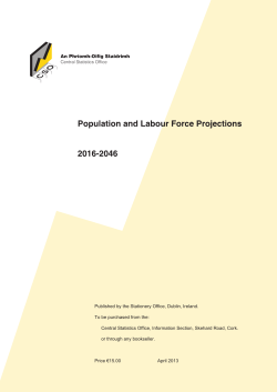 Population and Labour Force Projections 2016-2046