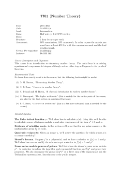 7701 (Number Theory)