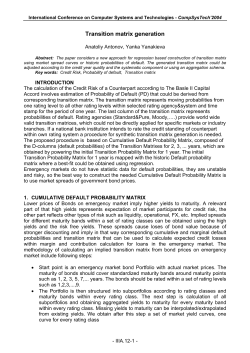 IIIA.12. A. Antonov, Y. Yanakieva, Transition Matrix Generation