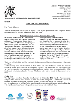 Aloeric Primary School St Michael`s Road Melksham SN12 6HN