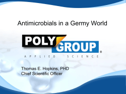 Antimicrobials in a Germy World - National Air Filtration Association
