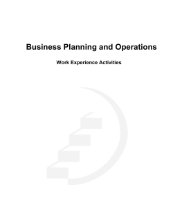 Activity 2.1: Write/Revise a Mission Statement