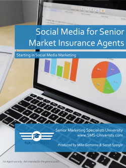 Social Media for Senior Market Insurance Agents