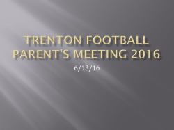 TRENTON FOOTBALL PARENT*S MEETING 2016
