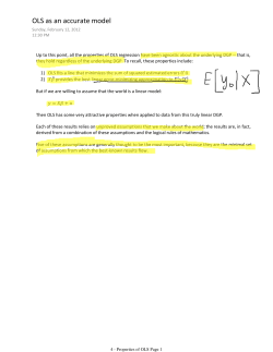 4 - Properties of OLS