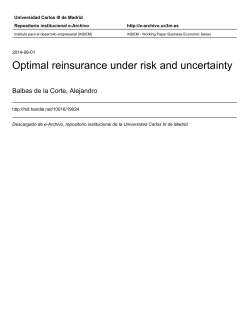 Optimal reinsurance under risk and uncertainty - e