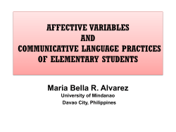 Communicative Language Practices