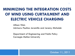 Lowering Wind Integration Costs with Electric Vehicle