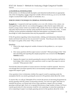 STAT 210 - Winona State University