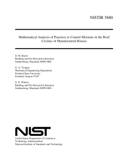 Mathematical Analysis of Practices to Control Moisture in the Roof