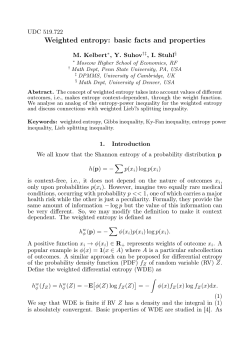 Weighted entropy: basic facts and properties