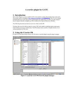 Crawler - GATE.ac.uk