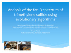 Analysis of the far IR spectrum of trimethylene