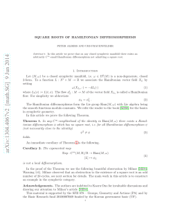 Square roots of Hamiltonian Diffeomorphisms