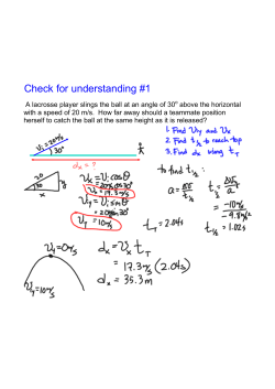 Check for understanding #1