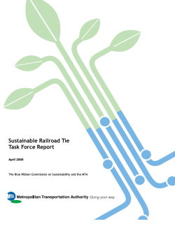 Sustainable Railroad Tie Task Force Report
