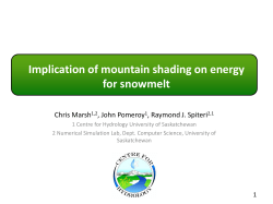 Implication of mountain shading and topographic scaling on energy