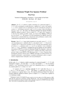 Minimum Weight Tree Spanner Problem