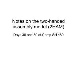 2HAM - Self-assembly.net