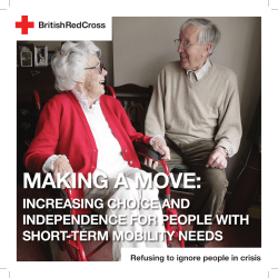 Making a move - British Red Cross